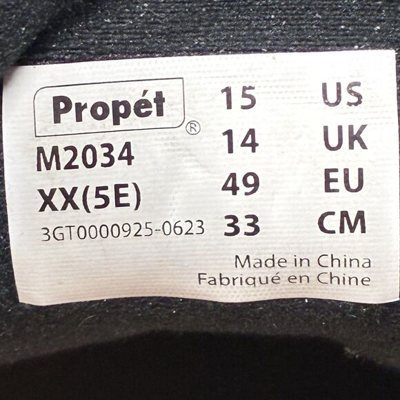 Propet Men’s Stability Walking Sneaker Size 15 XX (EEEEE) M2034 Orthotic Inserts main image 7